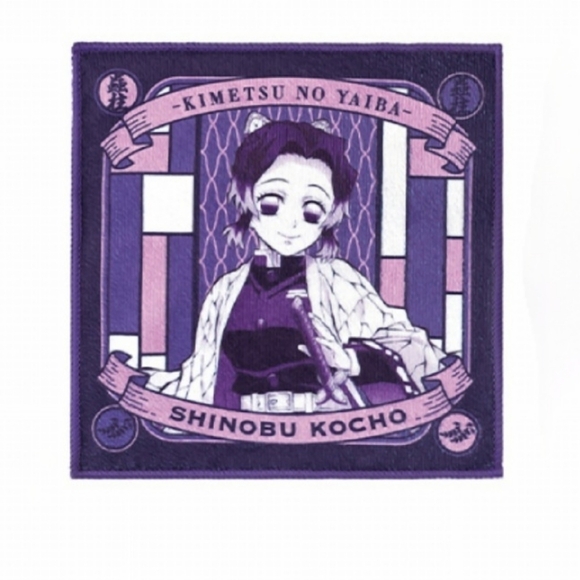 Demon Slayer Kimetsu no Yaiba Shinobu Kuji Washcloth towel - Picture 1 of 2